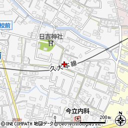 福岡県久留米市西町350周辺の地図