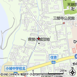 佐賀県小城市小城町松尾周辺の地図