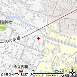 福岡県久留米市西町319周辺の地図