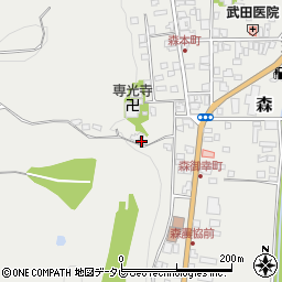 大分県玖珠郡玖珠町森1310周辺の地図