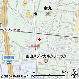 福岡県久留米市津福本町522周辺の地図