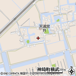佐賀県神埼市神埼町横武2522-1周辺の地図