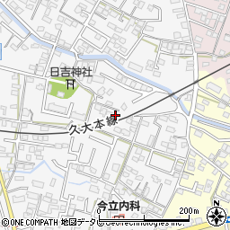 福岡県久留米市西町341周辺の地図