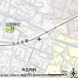 福岡県久留米市西町336-1周辺の地図