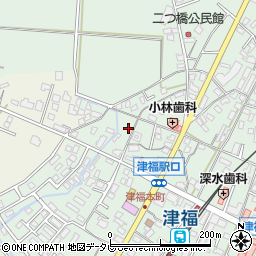 福岡県久留米市津福本町1851-6周辺の地図