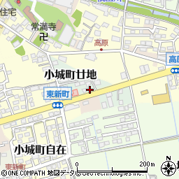 佐賀県小城市小城町廿地周辺の地図