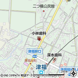 福岡県久留米市津福本町1860周辺の地図