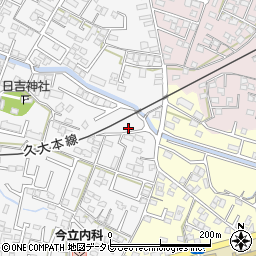 福岡県久留米市西町687周辺の地図