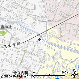 福岡県久留米市西町687-8周辺の地図