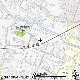 福岡県久留米市西町342周辺の地図