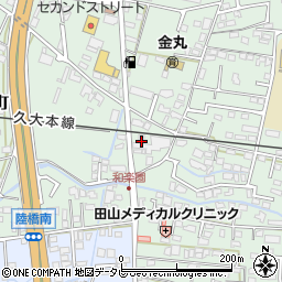 福岡県久留米市津福本町523周辺の地図