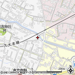 福岡県久留米市西町687-6周辺の地図