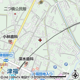 福岡県久留米市津福本町1507周辺の地図