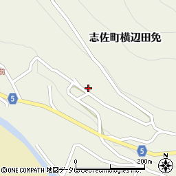 長崎県松浦市志佐町横辺田免616周辺の地図