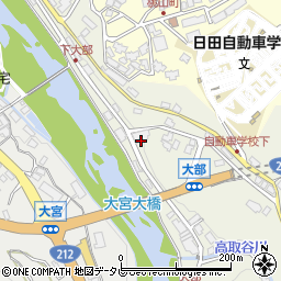 大分県日田市日高2507周辺の地図