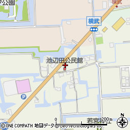 佐賀県神埼市池辺田周辺の地図