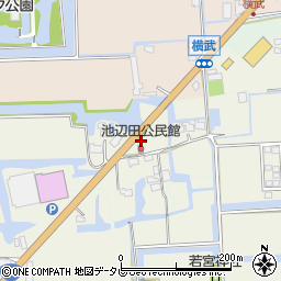 佐賀県神埼市池辺田周辺の地図