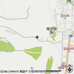 大分県玖珠郡玖珠町森1321周辺の地図