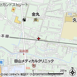 福岡県久留米市津福本町116-16周辺の地図