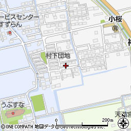佐賀県神埼市神埼町本堀2607-18周辺の地図