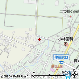 福岡県久留米市津福本町2035-4周辺の地図