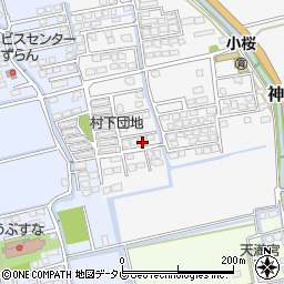 佐賀県神埼市神埼町本堀2607-19周辺の地図