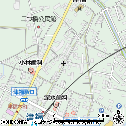 福岡県久留米市津福本町1540周辺の地図