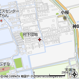 佐賀県神埼市神埼町本堀2607-20周辺の地図