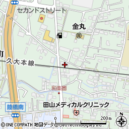 福岡県久留米市津福本町524周辺の地図