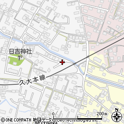 福岡県久留米市西町685-7周辺の地図