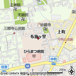 佐賀県小城市布施ヶ里周辺の地図