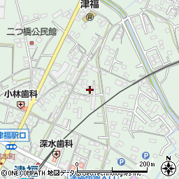 福岡県久留米市津福本町1502-5周辺の地図