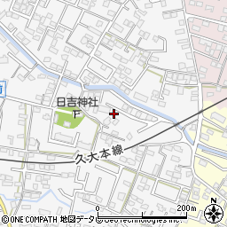 福岡県久留米市西町681-1周辺の地図