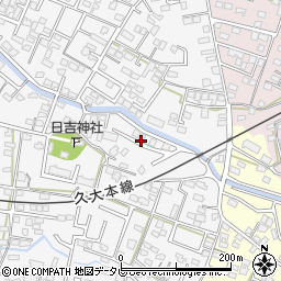 福岡県久留米市西町683周辺の地図