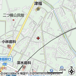 福岡県久留米市津福本町1502周辺の地図