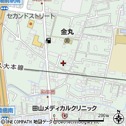 福岡県久留米市津福本町519周辺の地図