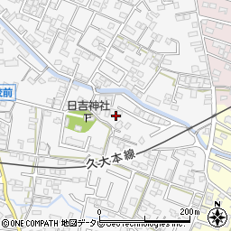 福岡県久留米市西町677周辺の地図