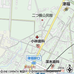 福岡県久留米市津福本町1856周辺の地図