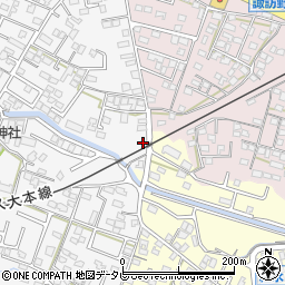 福岡県久留米市西町695周辺の地図