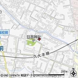 福岡県久留米市西町675周辺の地図