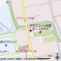 グラスコート佐賀テニスクラブ周辺の地図