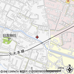 福岡県久留米市西町701-17周辺の地図