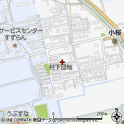 佐賀県神埼市神埼町本堀2607-8周辺の地図