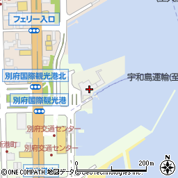 株式会社宇和島運輸　別府支店周辺の地図