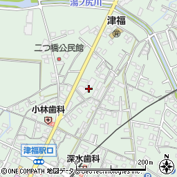 福岡県久留米市津福本町1900周辺の地図