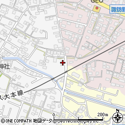 福岡県久留米市西町699-7周辺の地図