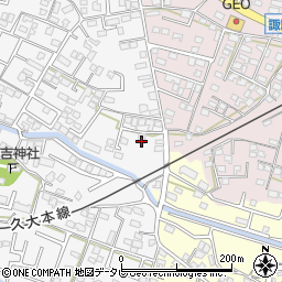 福岡県久留米市西町699周辺の地図