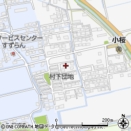 佐賀県神埼市神埼町本堀2607-4周辺の地図