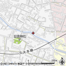 福岡県久留米市西町743周辺の地図