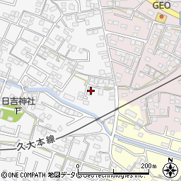 福岡県久留米市西町701周辺の地図
